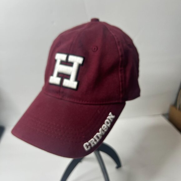Harvard Crimson Collegiate Licensed Baseball Cap Hat Stretch Back - Maroon - Picture 1 of 6